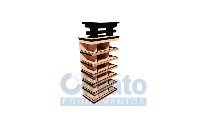 Expositor de Produtos Orientais 