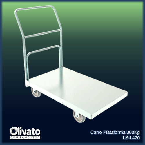 Carro Plataforma c/ capacidade para 300Kg