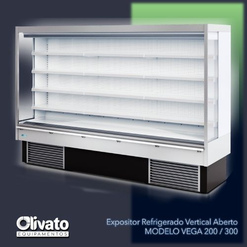 Expositor Refrigerado Vertical Aberto