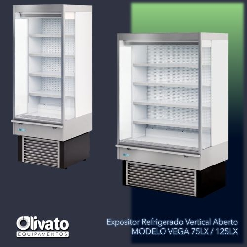 Expositor Refrigerado Vertical Aberto