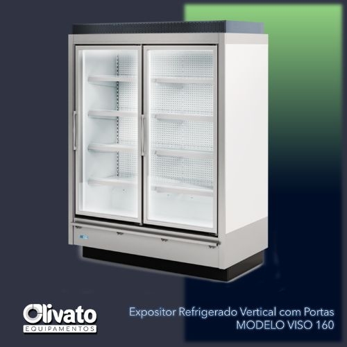 Expositor Refrigerado Vertical com Portas