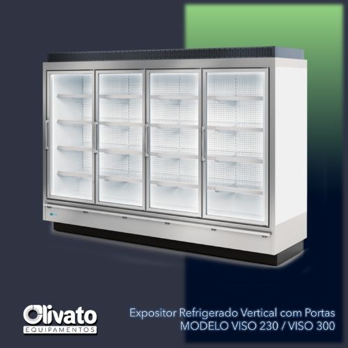 Expositor Refrigerado Vertical com Portas