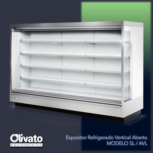 Expositor Refrigerado Vertical Aberto