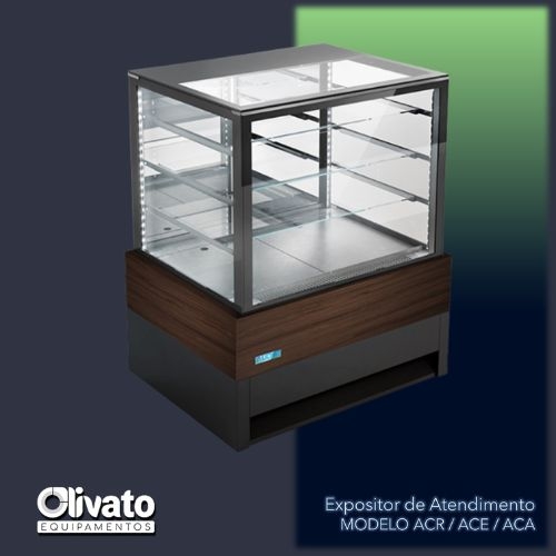 Expositor Atendimento Refrigerado/Aquecido/Ambiente