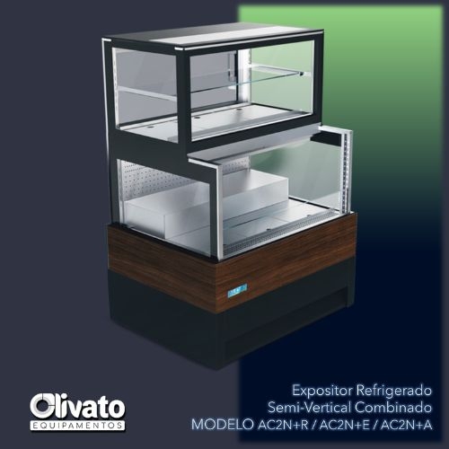 Expositor Refrigerado Semi-vertical Combinado