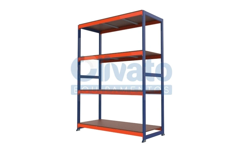Mini Porta Pallet com Plano Madeira