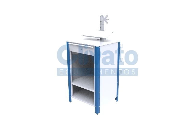 Balcão Caixa/Consulta c/ Cestos Flex 