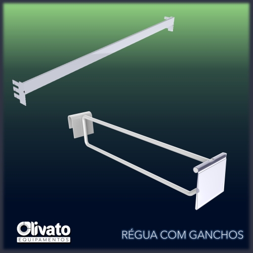 Réguas com Ganchos